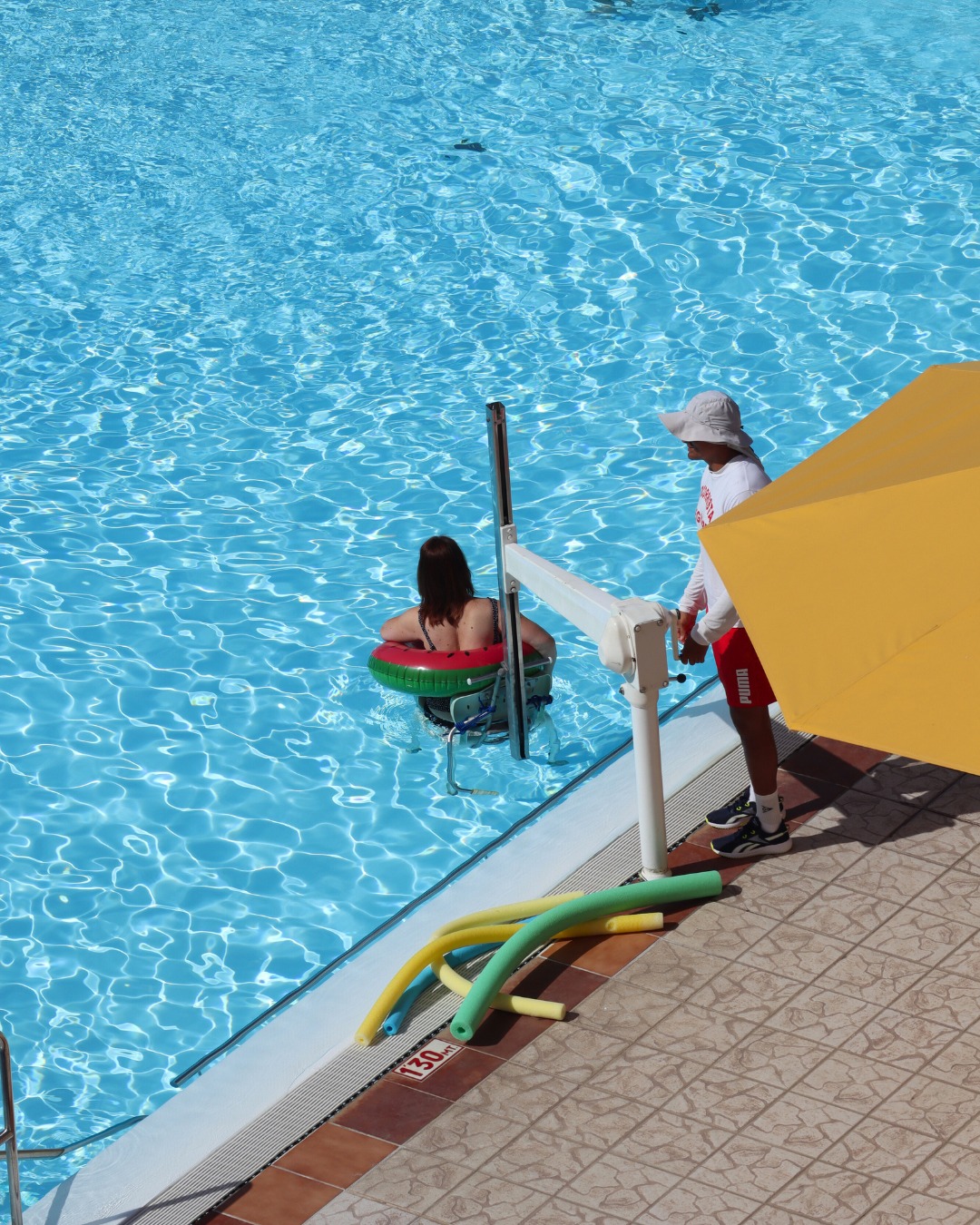the pool lift